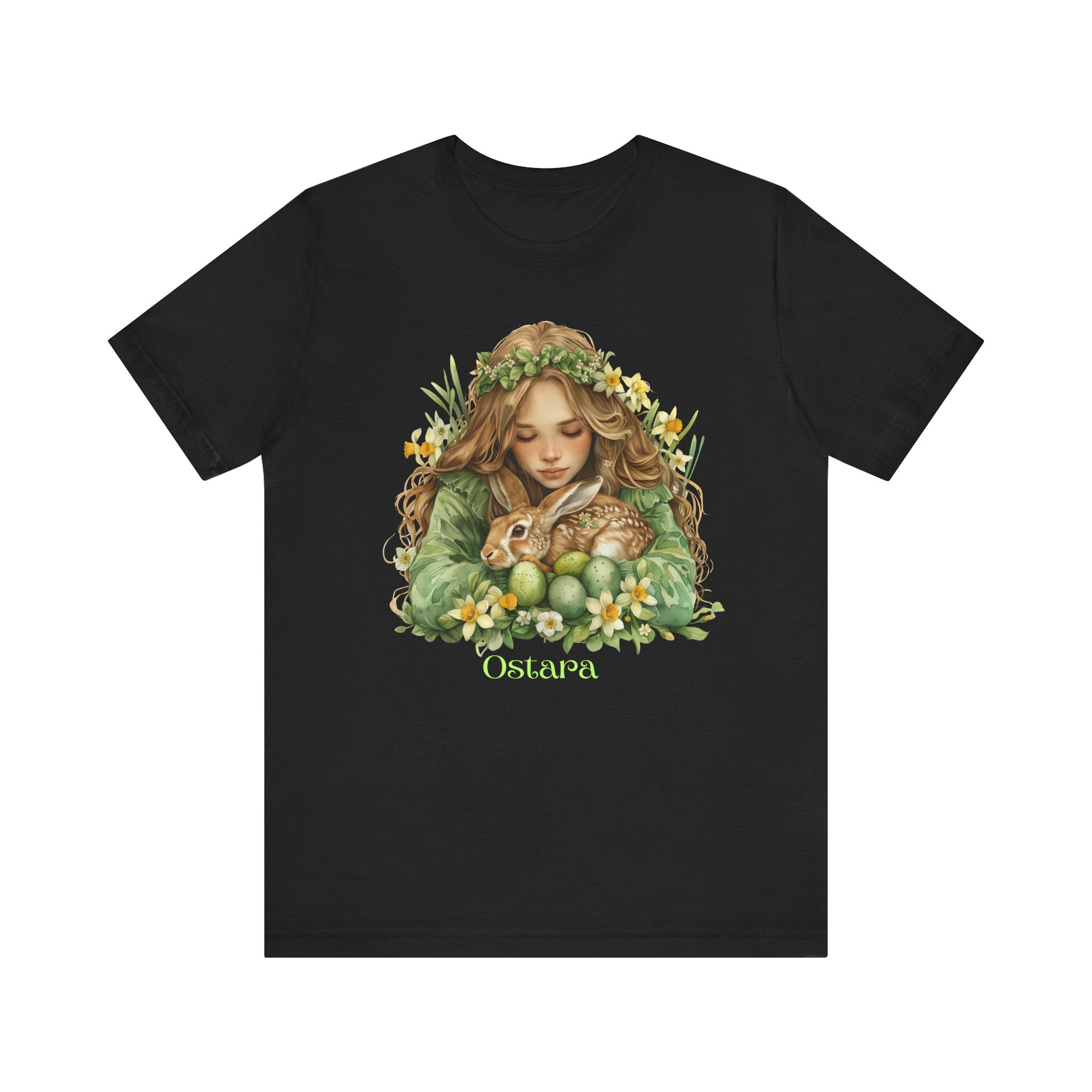 Ostara Spring Celebration Tee, Nature Lover's T-Shirt, Easter Gift, Animal Lover's Apparel, Women's Earth Day Top, Boho Style Shirt