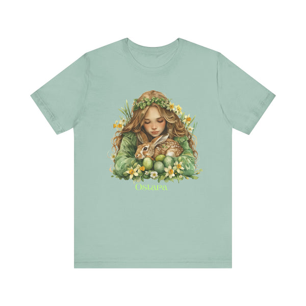Ostara Spring Celebration Tee, Nature Lover's T-Shirt, Easter Gift, Animal Lover's Apparel, Women's Earth Day Top, Boho Style Shirt