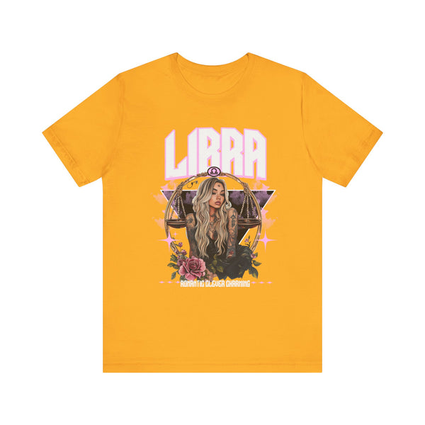 Libra Zodiac Graphic Tee, Astrology Shirt, Libra Gift, Unisex Zodiac Top, Horoscope Apparel, Astrology Merchandise