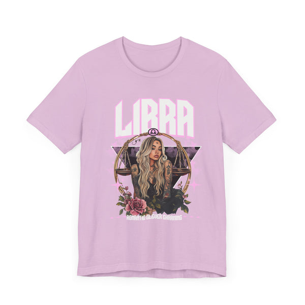 Libra Zodiac Graphic Tee, Astrology Shirt, Libra Gift, Unisex Zodiac Top, Horoscope Apparel, Astrology Merchandise