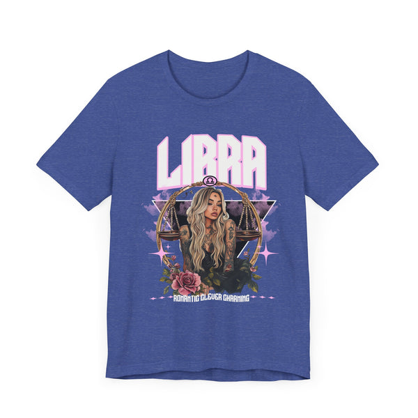 Libra Zodiac Graphic Tee, Astrology Shirt, Libra Gift, Unisex Zodiac Top, Horoscope Apparel, Astrology Merchandise