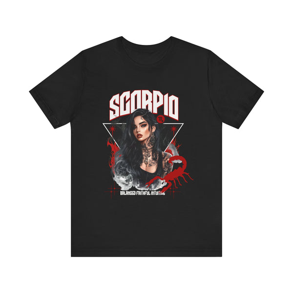 Scorpio Zodiac Unisex Tee, Astrological Shirt, Astrology Gift, Horoscope Apparel, Trendy Zodiac Fashion, Unique Birthday Gift