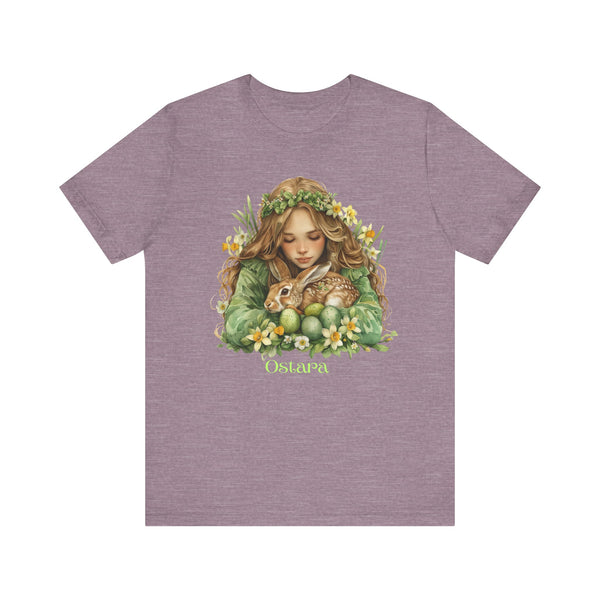 Ostara Spring Celebration Tee, Nature Lover's T-Shirt, Easter Gift, Animal Lover's Apparel, Women's Earth Day Top, Boho Style Shirt