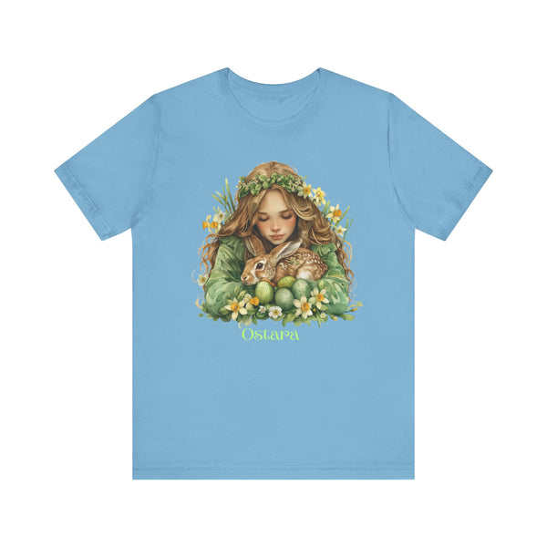 Ostara Spring Celebration Tee, Nature Lover's T-Shirt, Easter Gift, Animal Lover's Apparel, Women's Earth Day Top, Boho Style Shirt