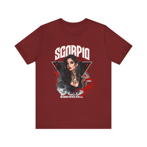 Scorpio Zodiac Unisex Tee, Astrological Shirt, Astrology Gift, Horoscope Apparel, Trendy Zodiac Fashion, Unique Birthday Gift