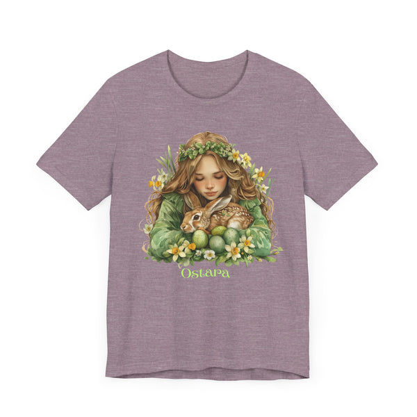Ostara Spring Celebration Tee, Nature Lover's T-Shirt, Easter Gift, Animal Lover's Apparel, Women's Earth Day Top, Boho Style Shirt