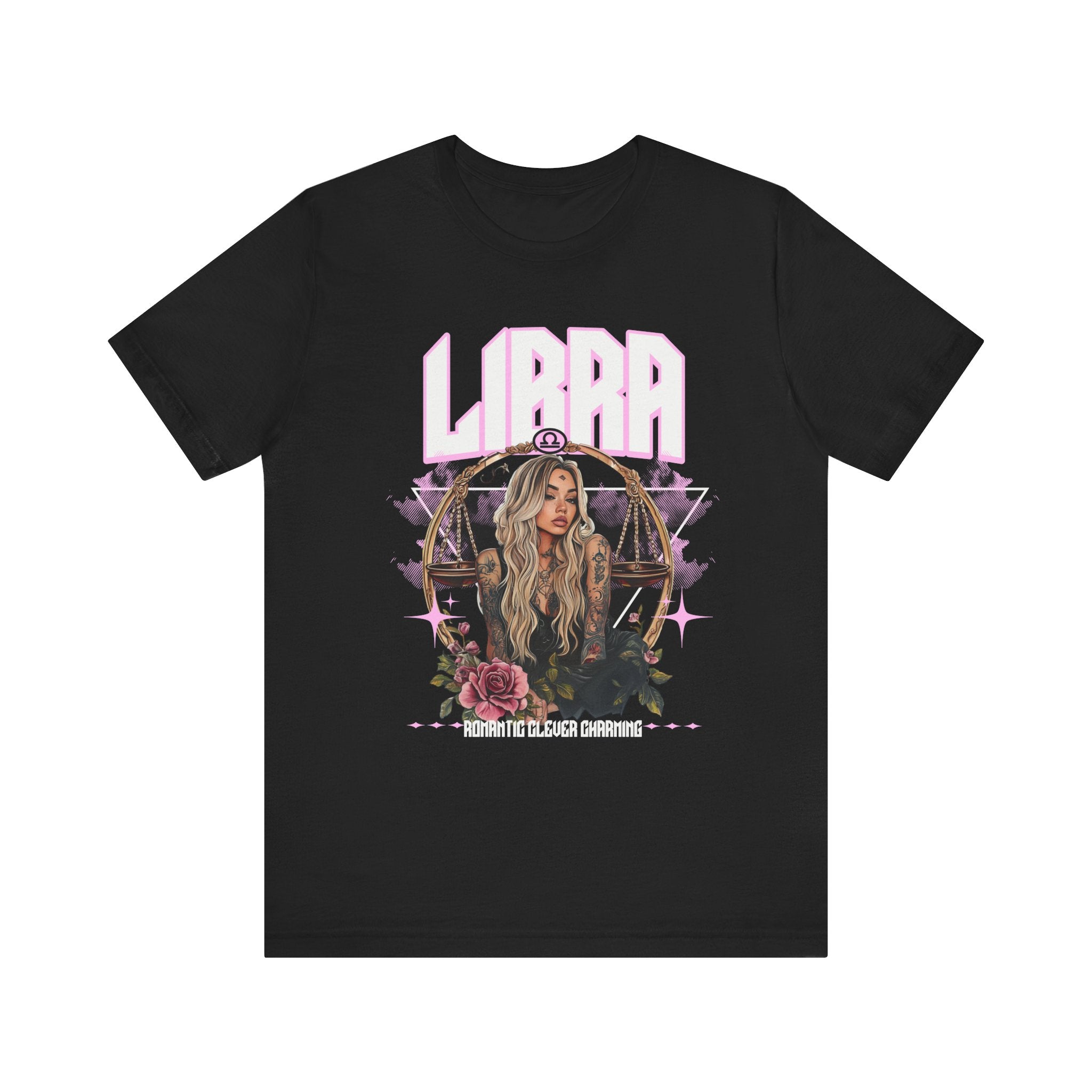 Libra Zodiac Graphic Tee, Astrology Shirt, Libra Gift, Unisex Zodiac Top, Horoscope Apparel, Astrology Merchandise