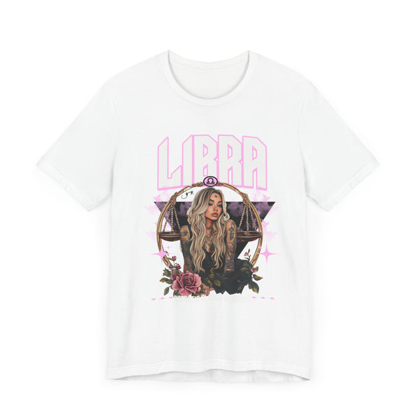 Libra Zodiac Graphic Tee, Astrology Shirt, Libra Gift, Unisex Zodiac Top, Horoscope Apparel, Astrology Merchandise