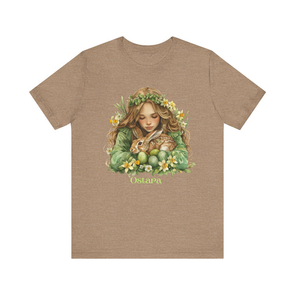 Ostara Spring Celebration Tee, Nature Lover's T-Shirt, Easter Gift, Animal Lover's Apparel, Women's Earth Day Top, Boho Style Shirt