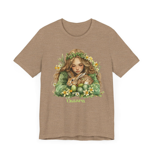 Ostara Spring Celebration Tee, Nature Lover's T-Shirt, Easter Gift, Animal Lover's Apparel, Women's Earth Day Top, Boho Style Shirt