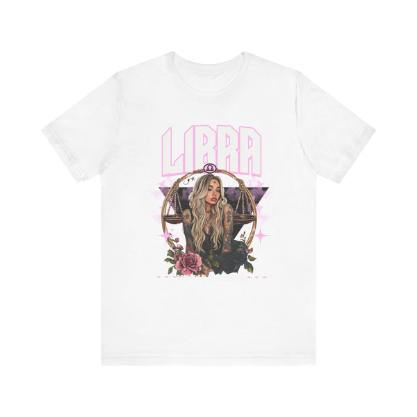 Libra Zodiac Graphic Tee, Astrology Shirt, Libra Gift, Unisex Zodiac Top, Horoscope Apparel, Astrology Merchandise