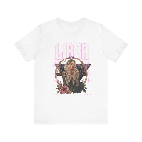 Libra Zodiac Graphic Tee, Astrology Shirt, Libra Gift, Unisex Zodiac Top, Horoscope Apparel, Astrology Merchandise