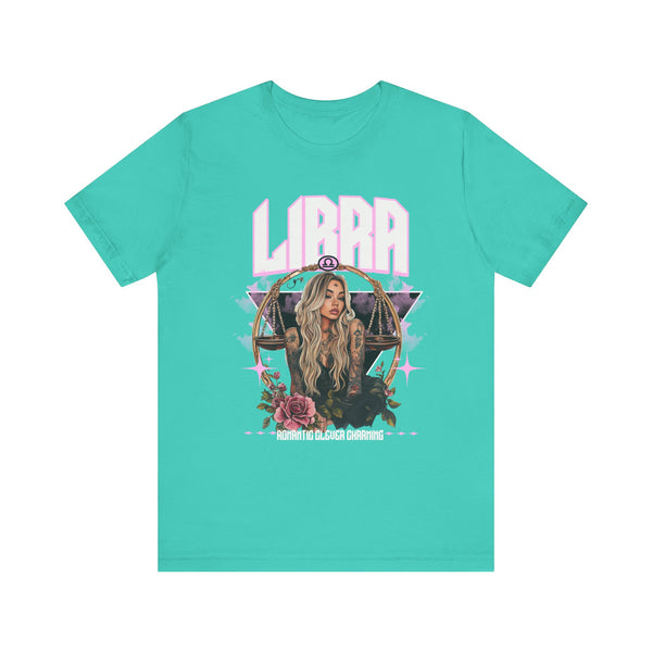 Libra Zodiac Graphic Tee, Astrology Shirt, Libra Gift, Unisex Zodiac Top, Horoscope Apparel, Astrology Merchandise