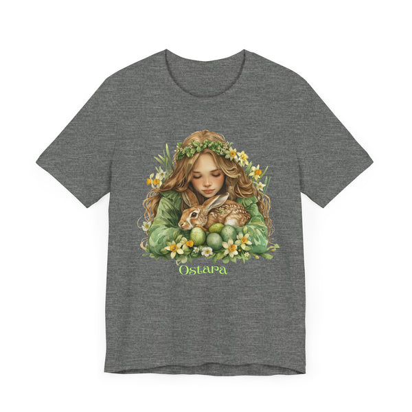 Ostara Spring Celebration Tee, Nature Lover's T-Shirt, Easter Gift, Animal Lover's Apparel, Women's Earth Day Top, Boho Style Shirt