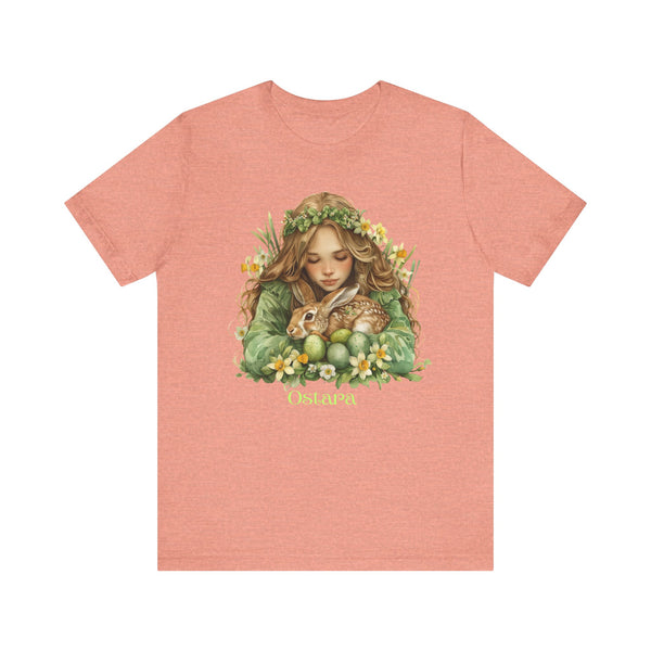 Ostara Spring Celebration Tee, Nature Lover's T-Shirt, Easter Gift, Animal Lover's Apparel, Women's Earth Day Top, Boho Style Shirt